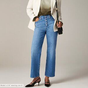 NWT J.crew Slim wide jean with button fly | Size 24